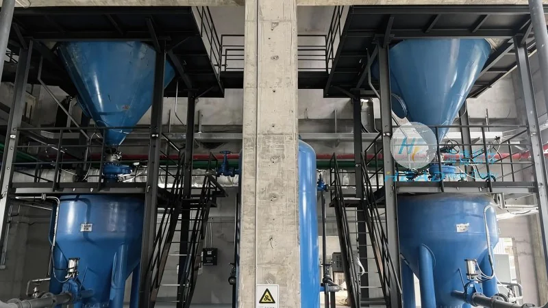 Penyelesaian Pengangkutan Karbon Berbutir Pneumatik