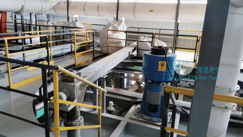 Skema pengangkutan pneumatik untuk serbuk alumina aluminium elektrolitik Skema pengangkutan pneumatik untuk serbuk alumina aluminium elektrolitik