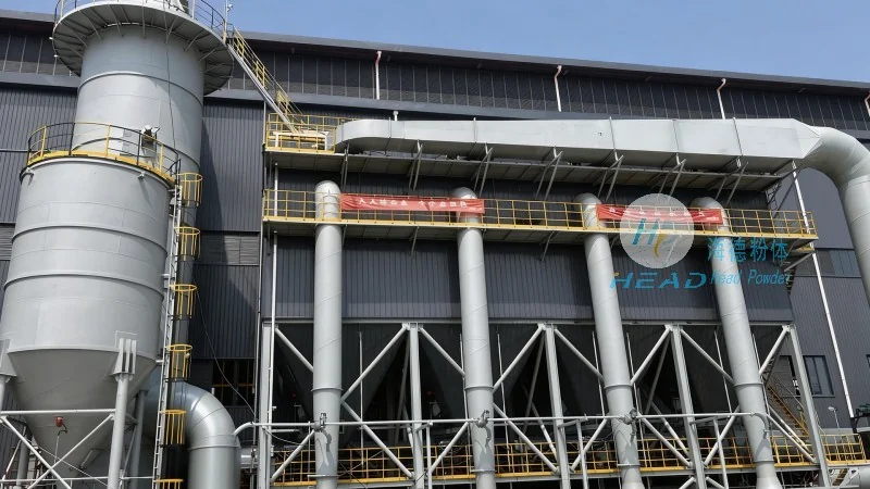 Skema pengangkutan pneumatik fosfat amonium