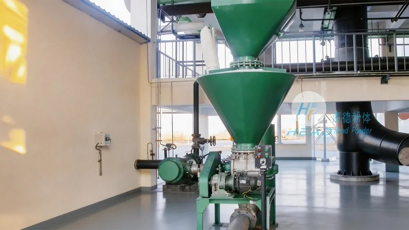 Skema pengangkutan udara serbuk aluminium