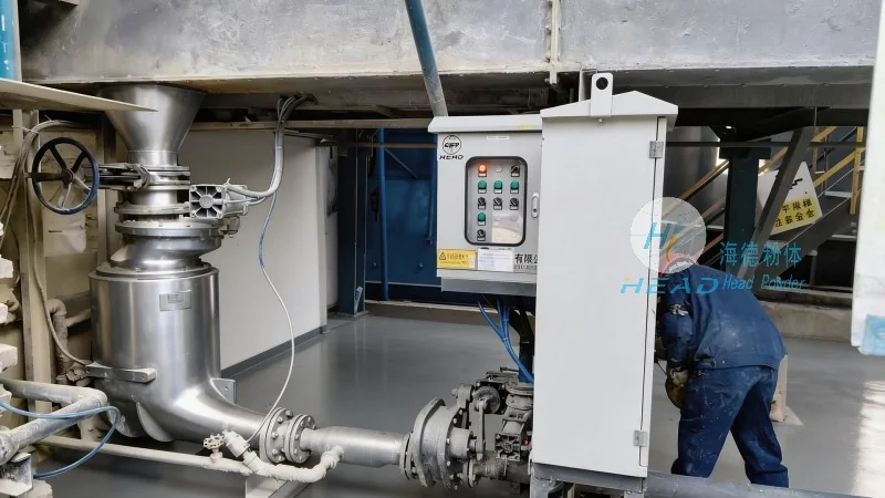 Skema Pengangkutan Pneumatik Serbuk PTFE