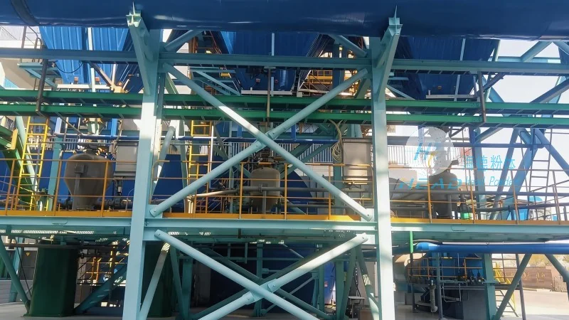 Projek Pengangkutan Pneumatik dengan Serbuk Katod Liatium Bateri di Recife, Brazil yang Dikunci