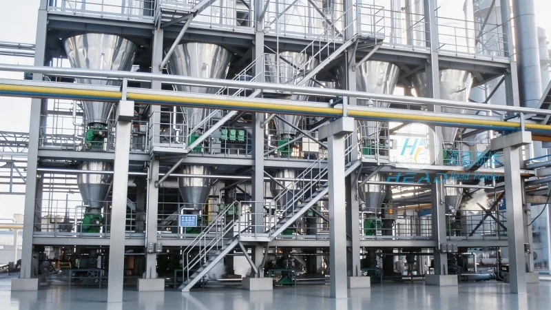 Colombia Cali Serbuk Plastik Automatik Pengumpulan Penghantaran Pneumatik Projek
