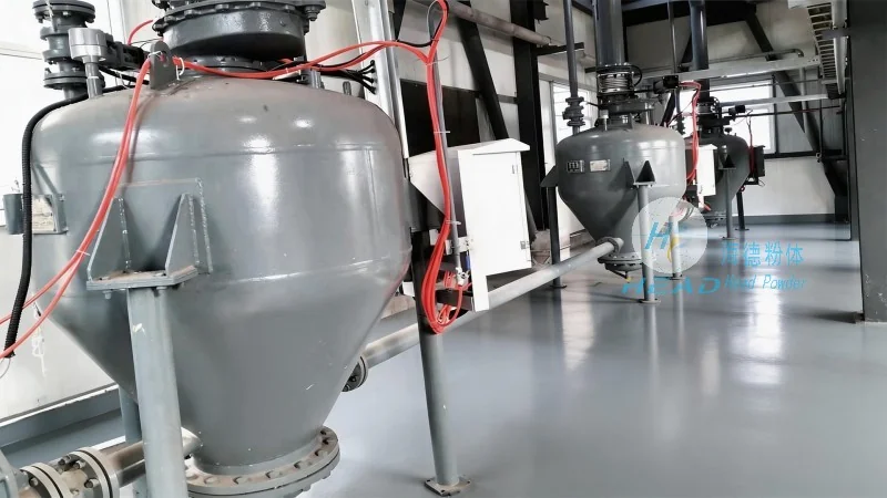 Bogotá, Colombia Projek Pengangkutan Pneumatik untuk Penimbunan Tertutup Serbuk Bateri Lithium