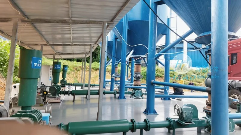 Projek Kejuruteraan Pengangkutan Pneumatik Makanan Jerman untuk Pemberian Bahan Bedak Tanpa Debu bagi Serbuk Herba Cina yang Halus