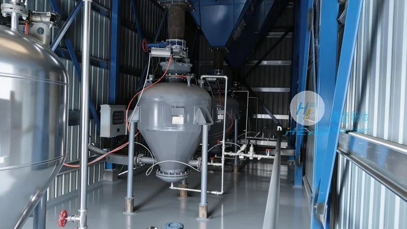 Projek Pengangkutan Pneumatik untuk Serbuk Ammonium Sulfate di Warsaw, Poland